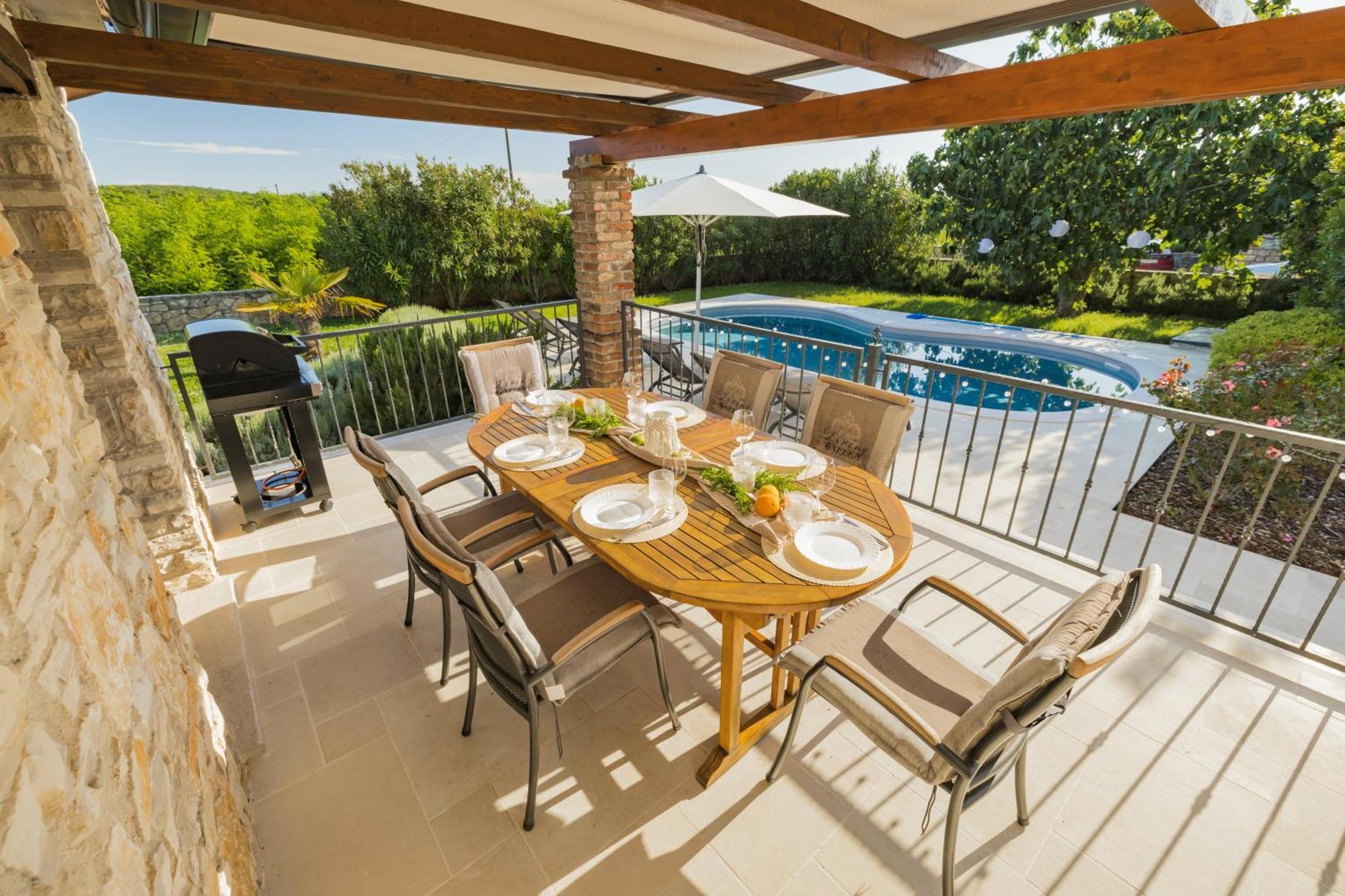 Villa Jurinea In Istrien Mit Pool Barat  Ngoại thất bức ảnh